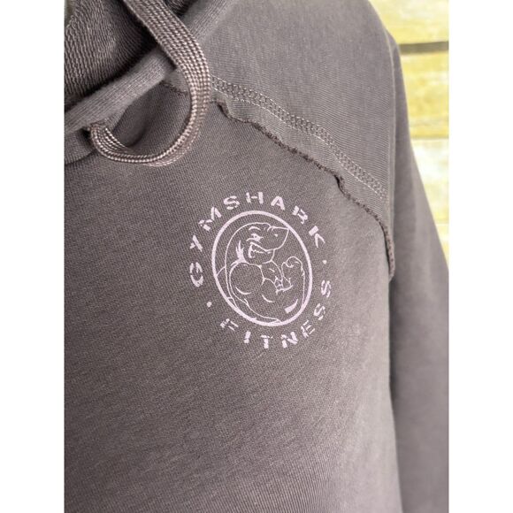 GYMSHARK MENS LEGACY  GYM ATHLETIC ATHLEISURE HOODIE IN WALNUT MAUVE SIZE SMALL - Picture 4 of 7